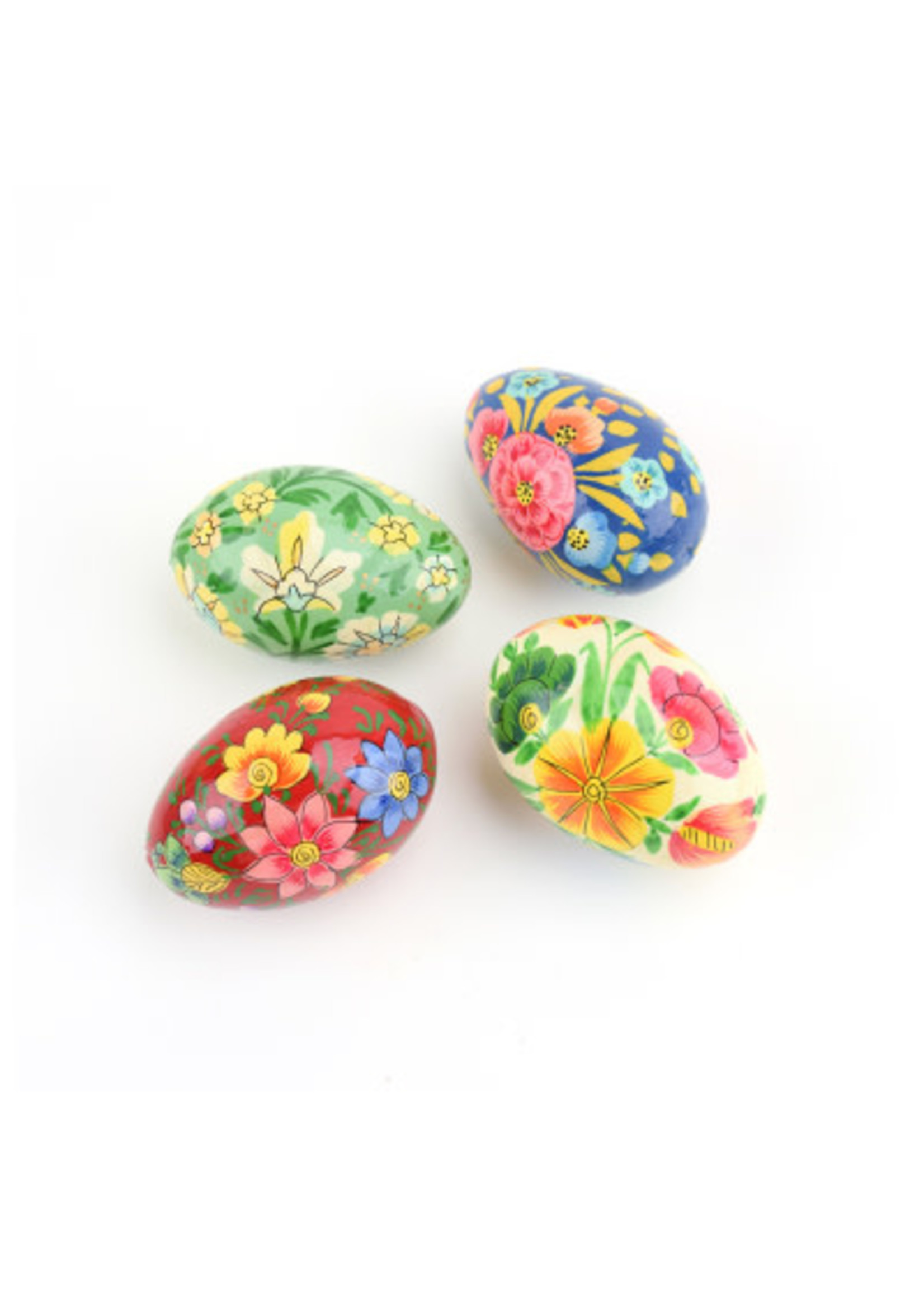 Kashmiri Egg - Recycled Paper Petite Floral Assorted
