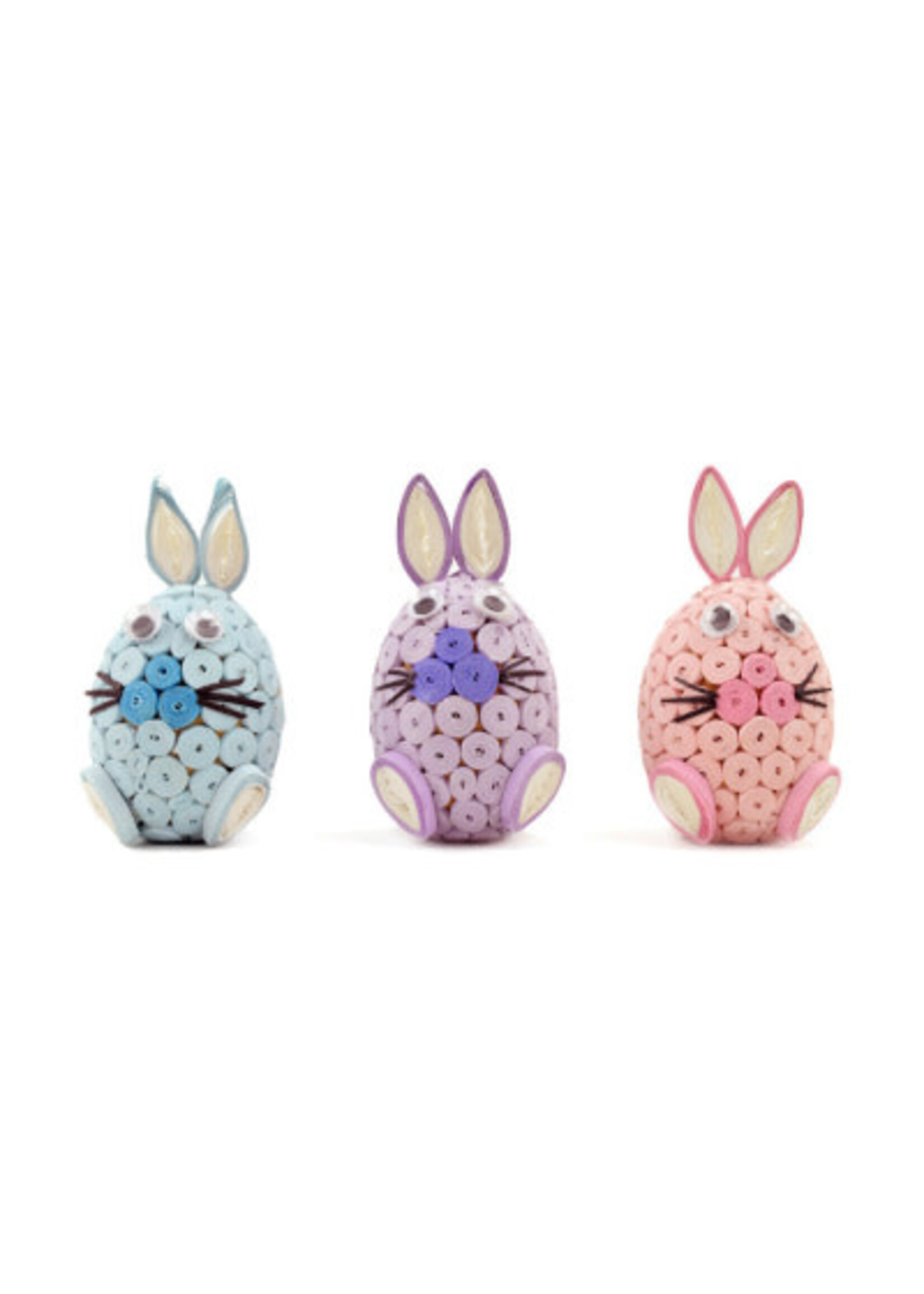 Quilled Bunny - Pastel Assorted