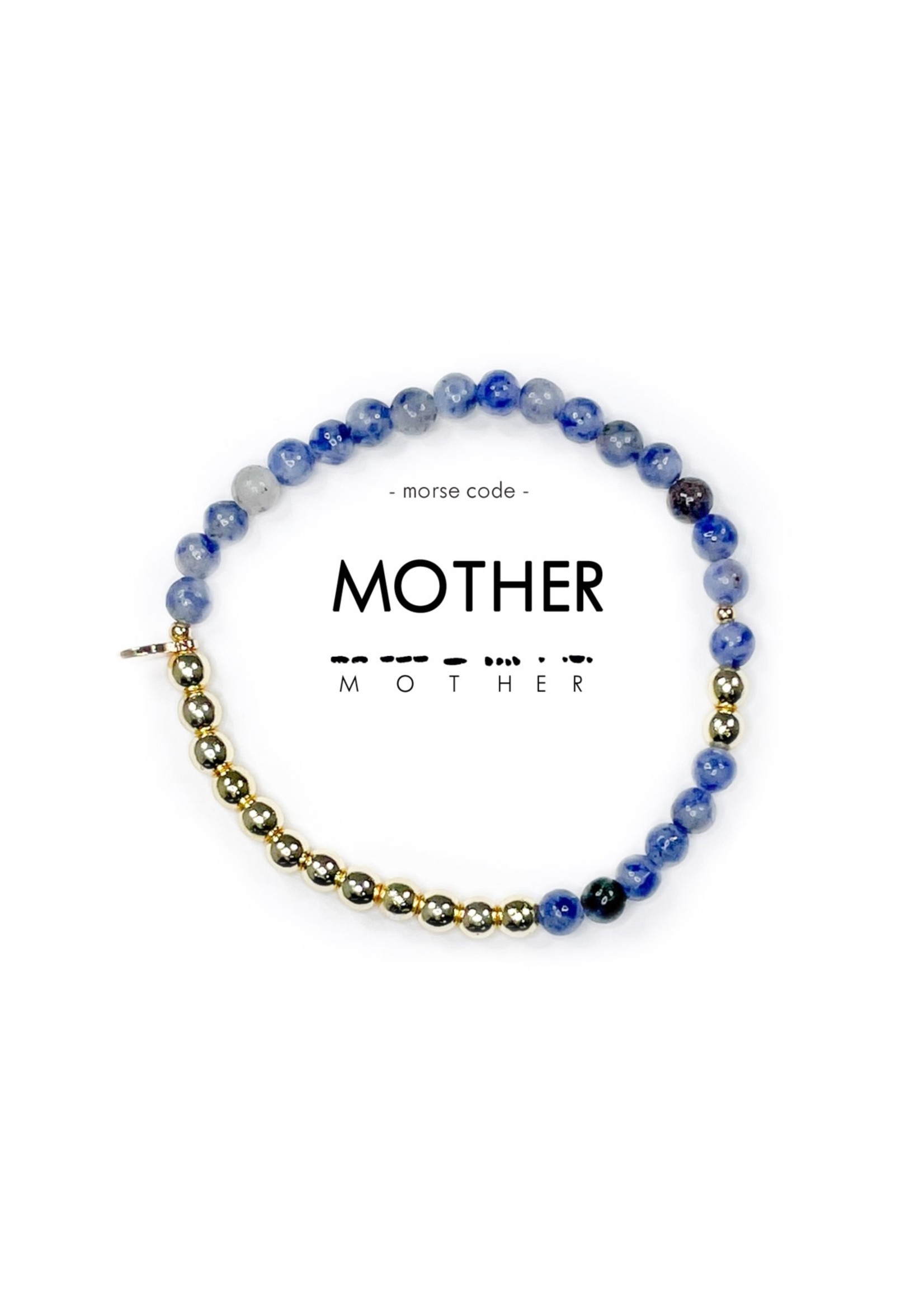 Bracelet - Gold Morse Code Mother