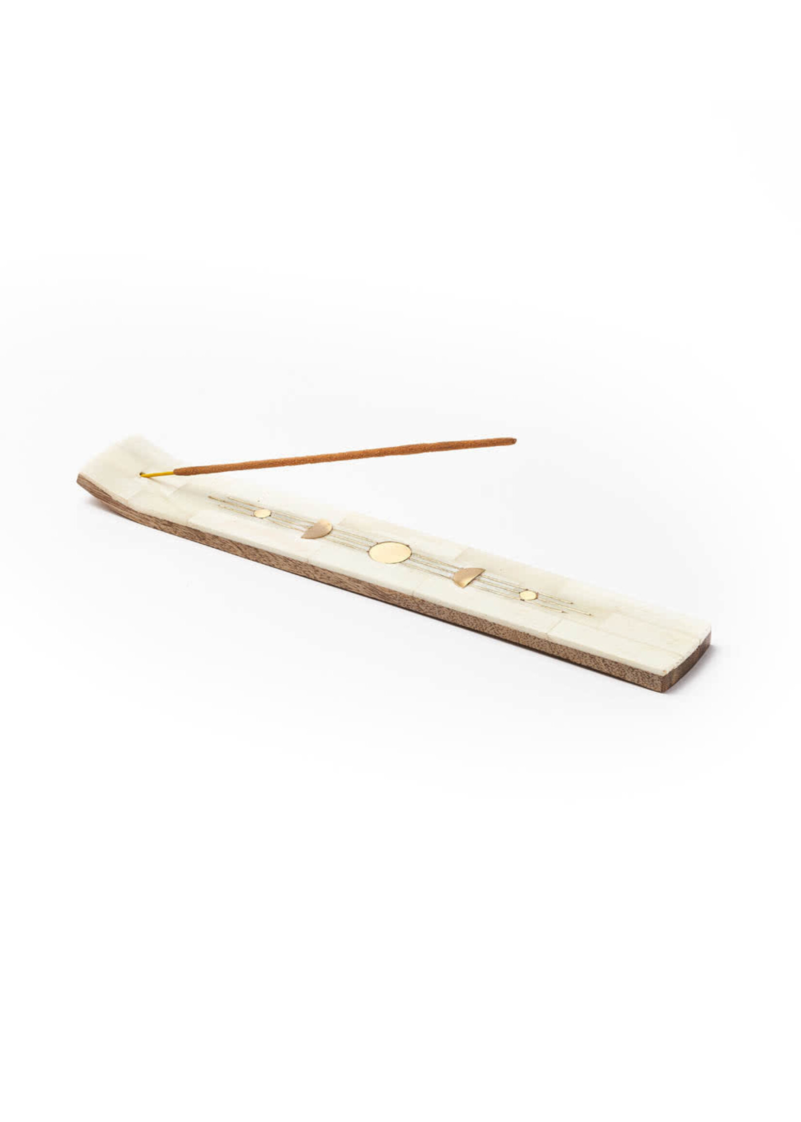 Incense Holder - Indukala Moon Phase Pearl