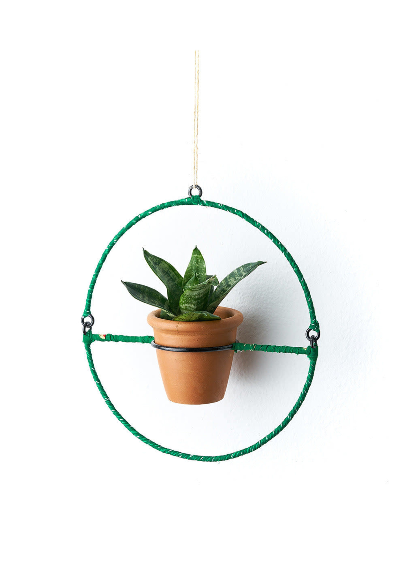 Hanging Planter - Sari Air Element Round w/ Pot