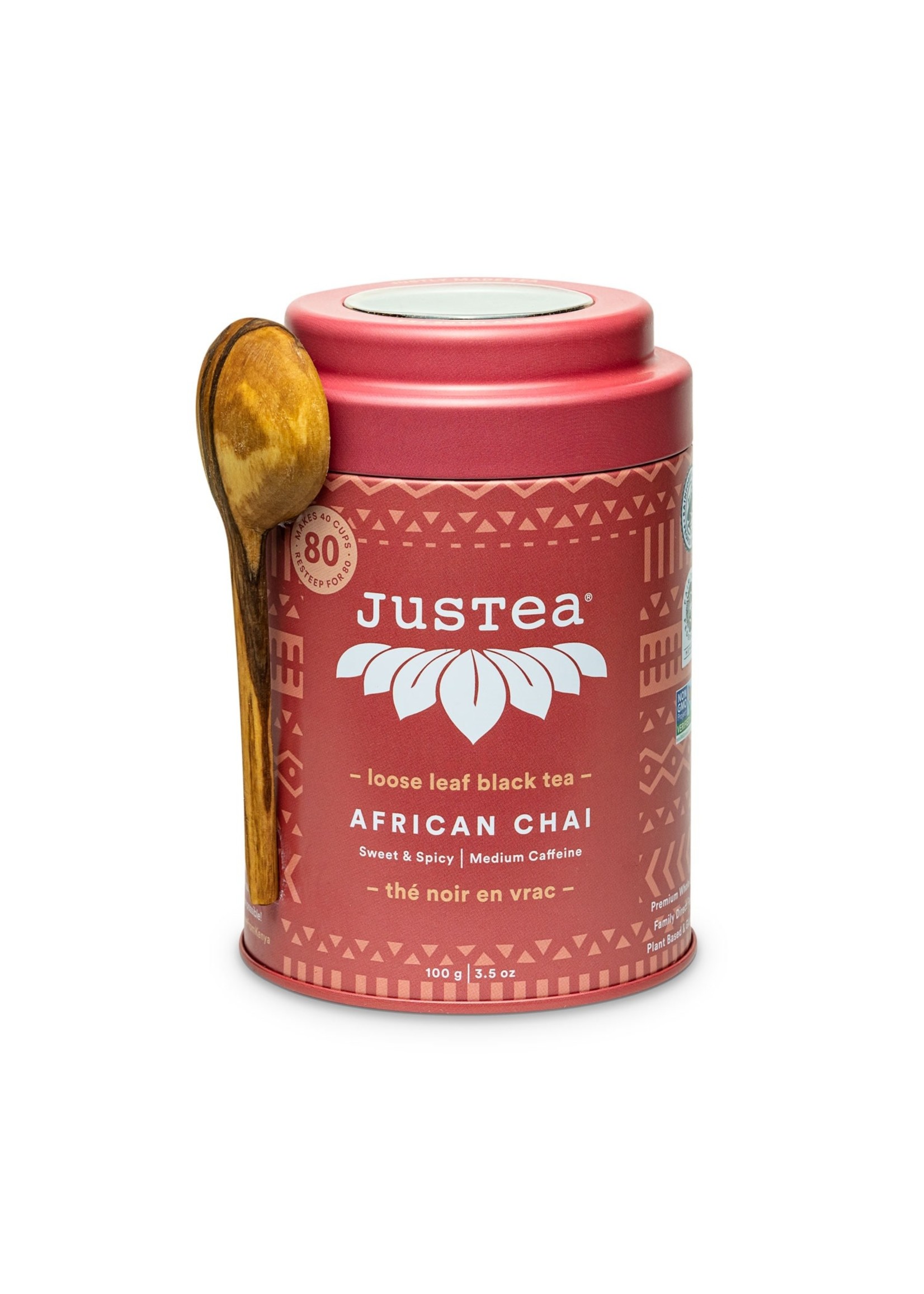 Tea - Loose Leaf African Chai Tin w/ Spoon