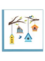Quilled Card - Birdhouse Tree