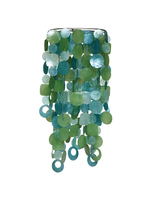 Chandelier Chime - Capiz Tide Pool Teal