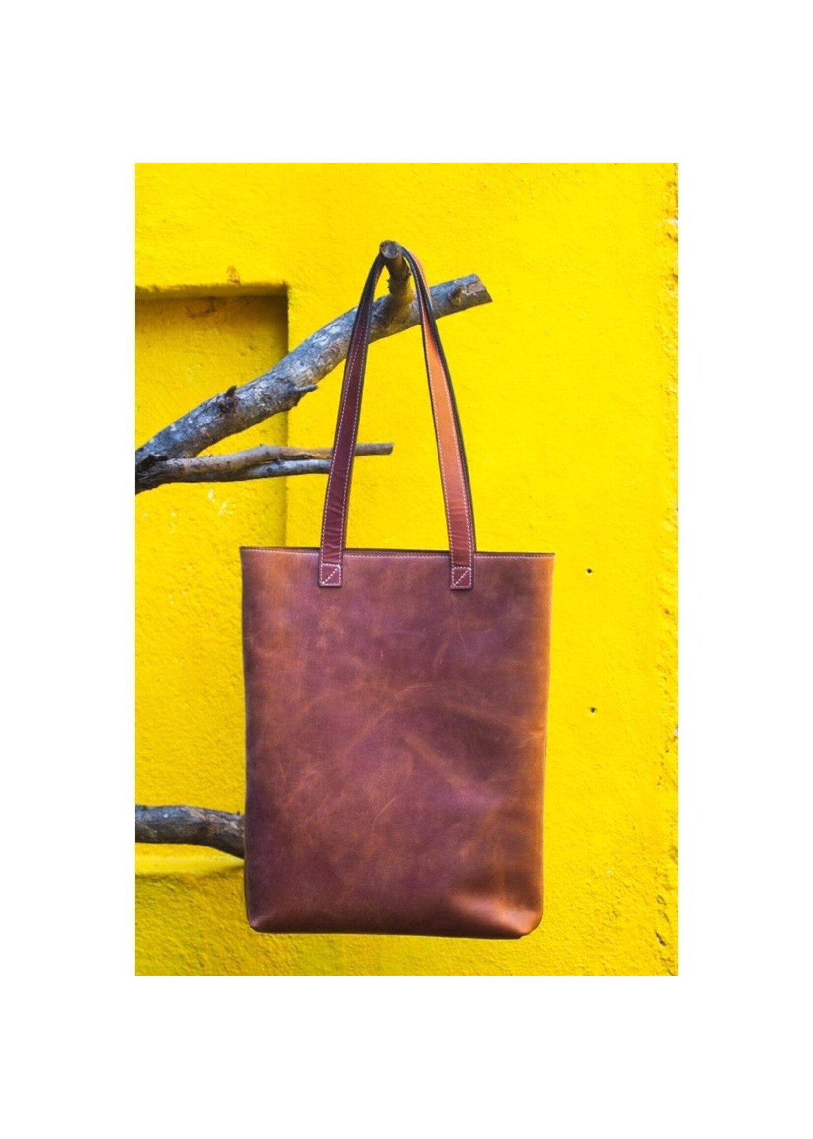 Tote - Perfect Leather Saddle Brown