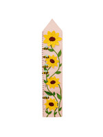 Growth Chart - Felt Sunflower w/ 1 Bee Marker