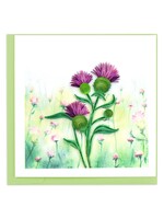 Quilled Card - Thistle