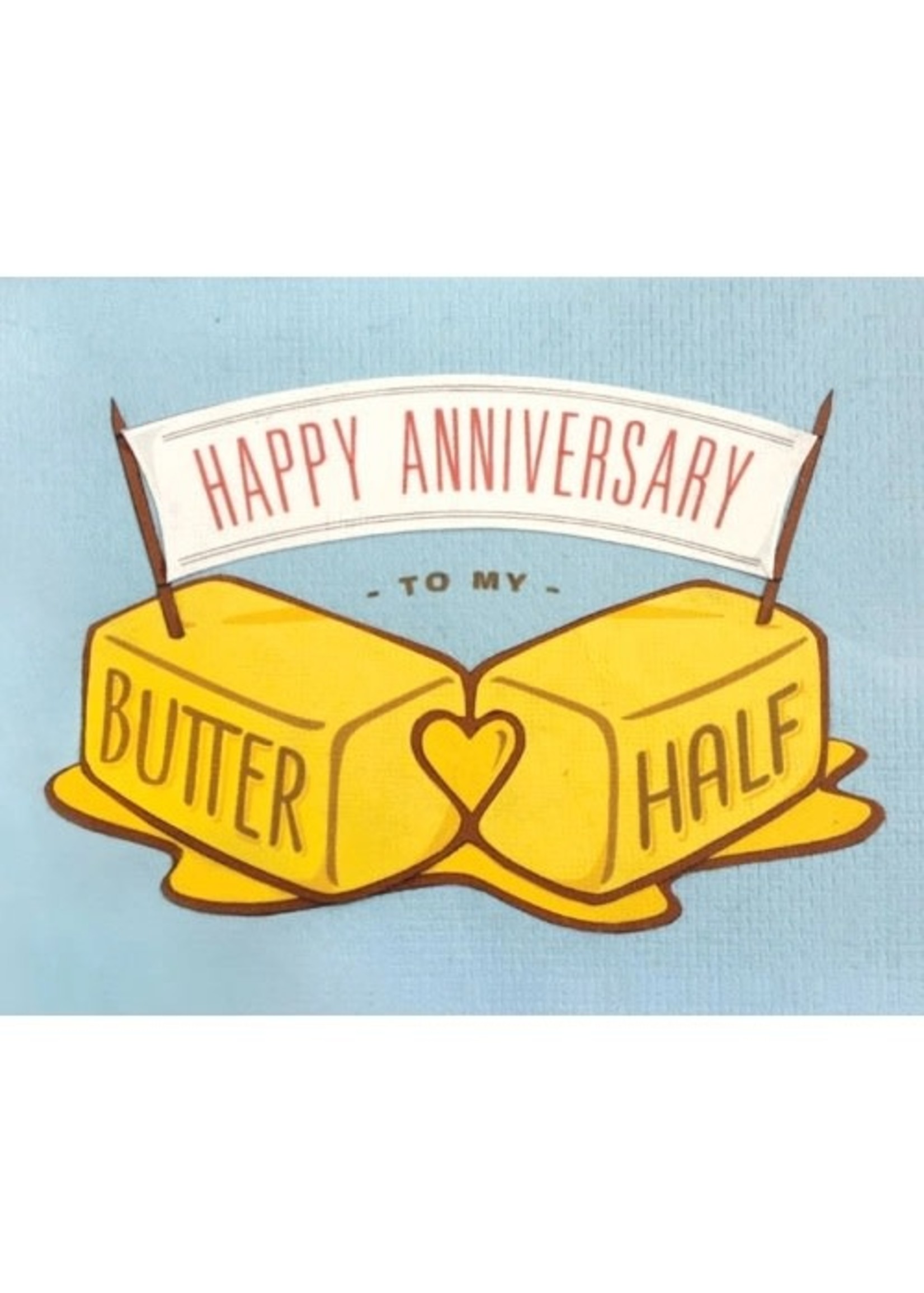 Card - Butter Half Anniversary