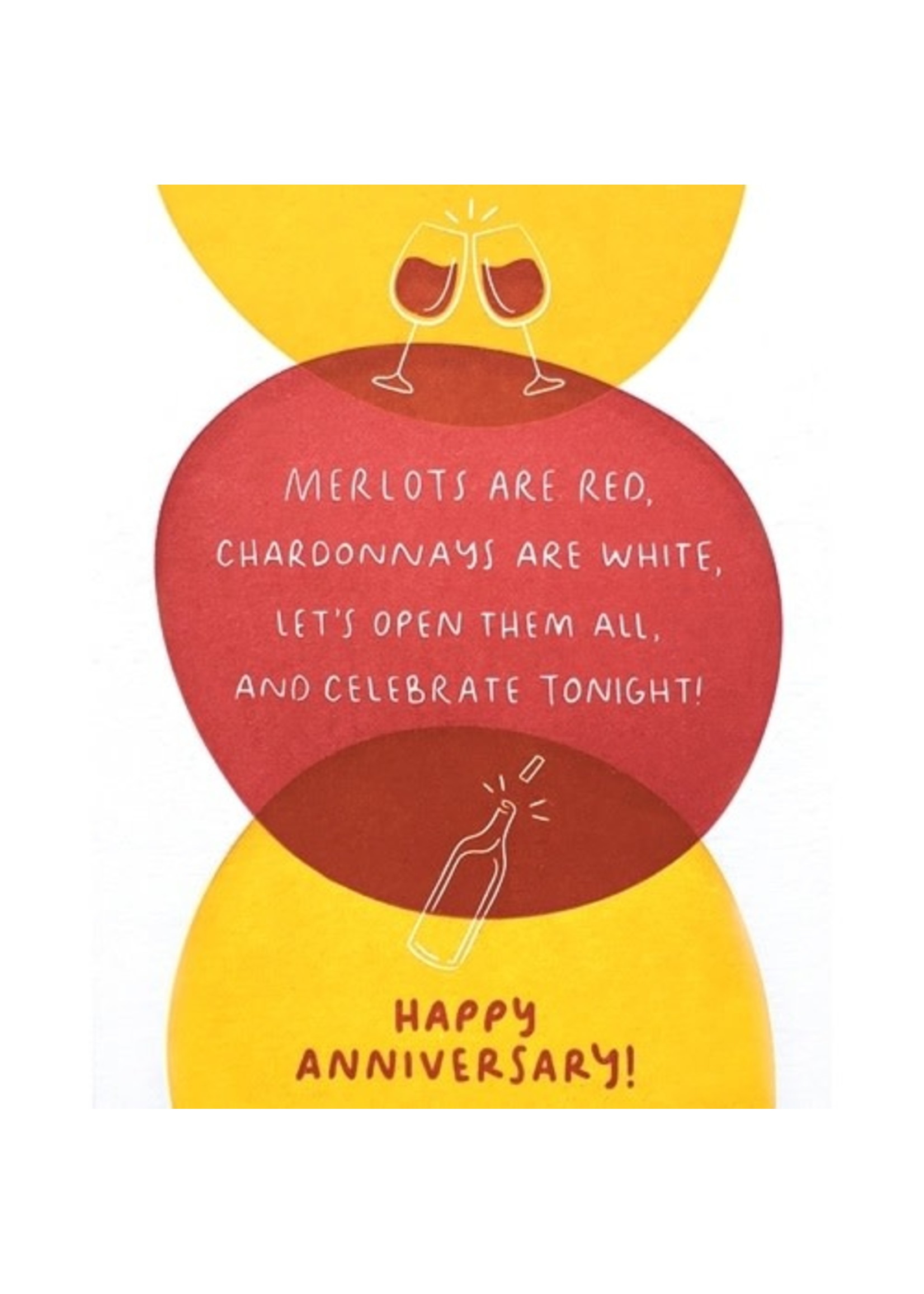 Card - Anniversary Wine
