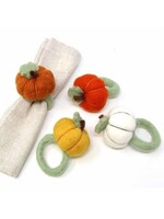 Napkin Ring - Felt Pumpkin (Set of 4)
