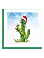 Quilled Card - Christmas Cactus