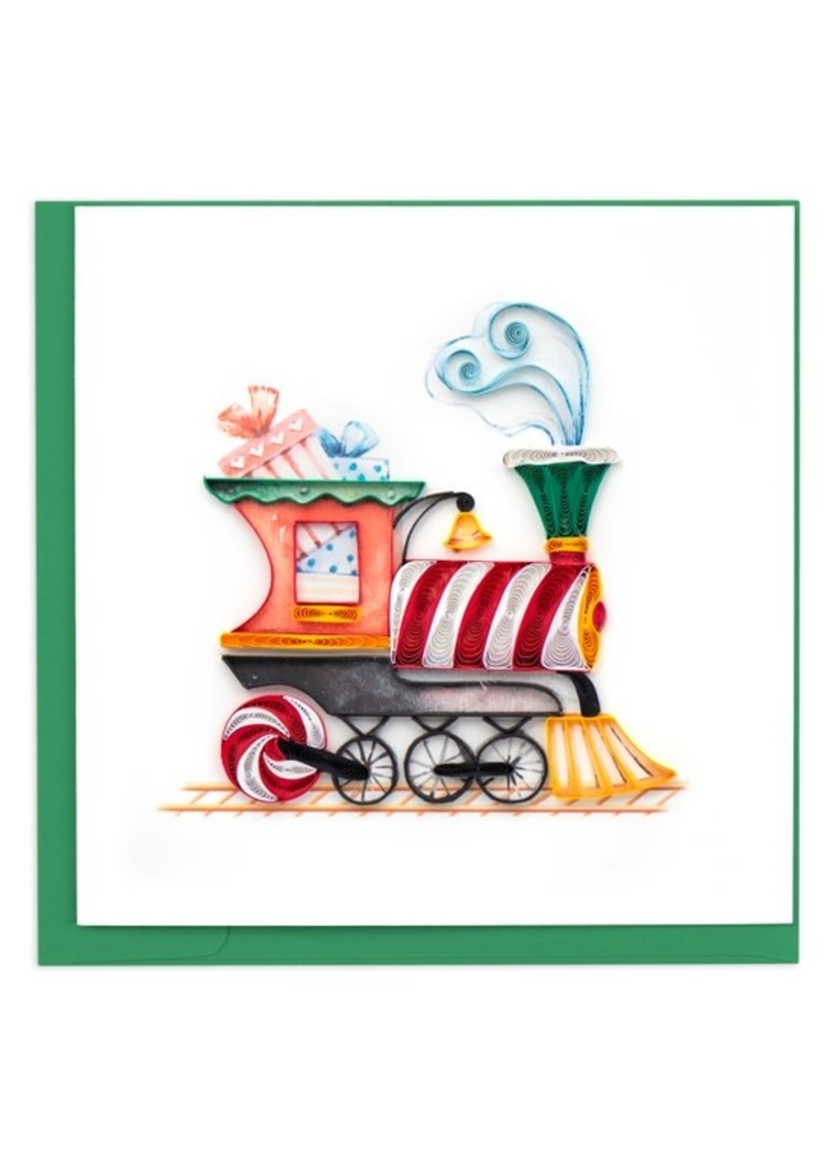 Quilled Card - Christmas Train
