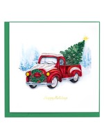 Quilled Card - Christmas Truck