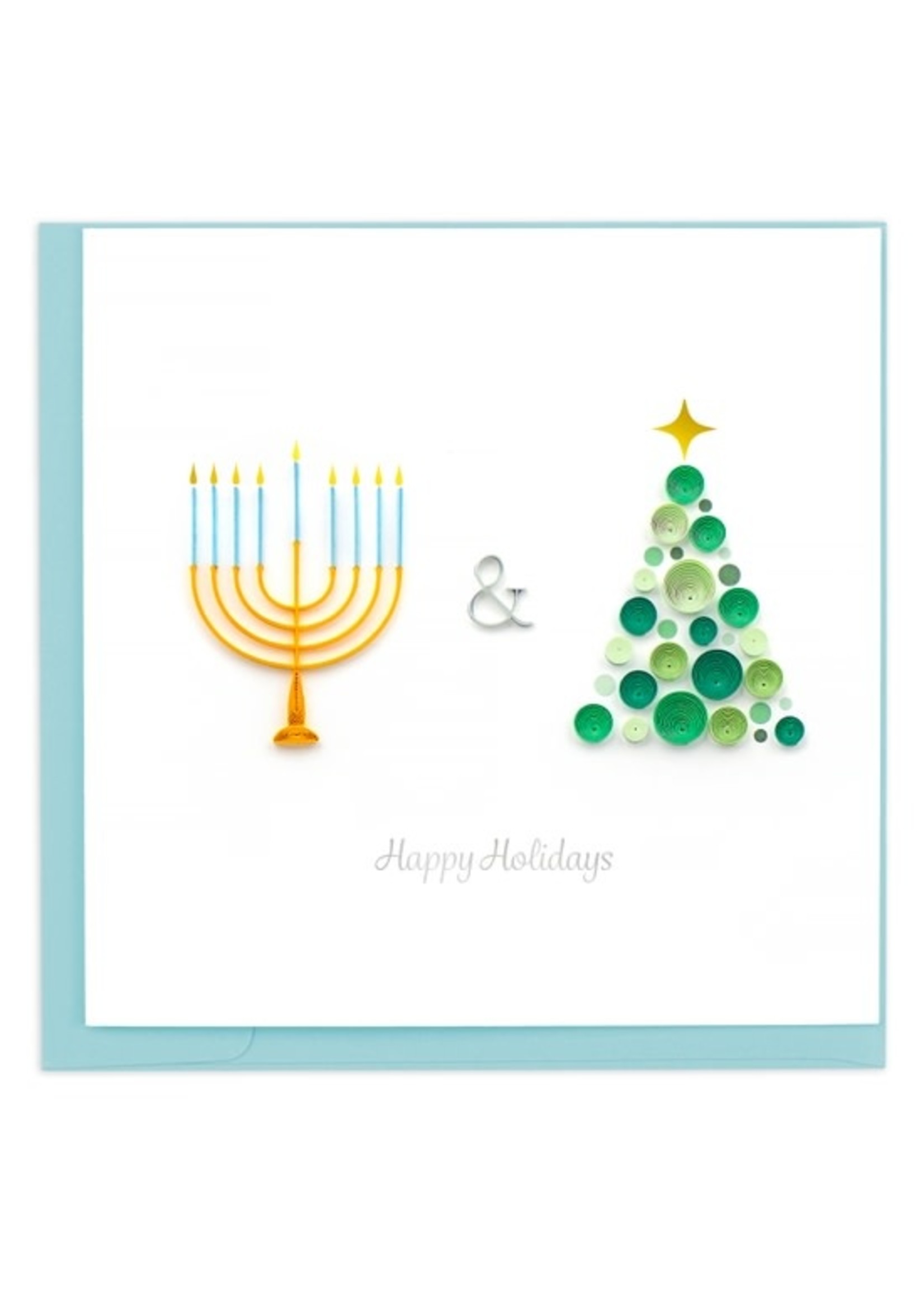 Quilled Card - Hanukkah & Christmas