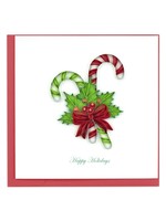 Quilled Card - Candy Canes