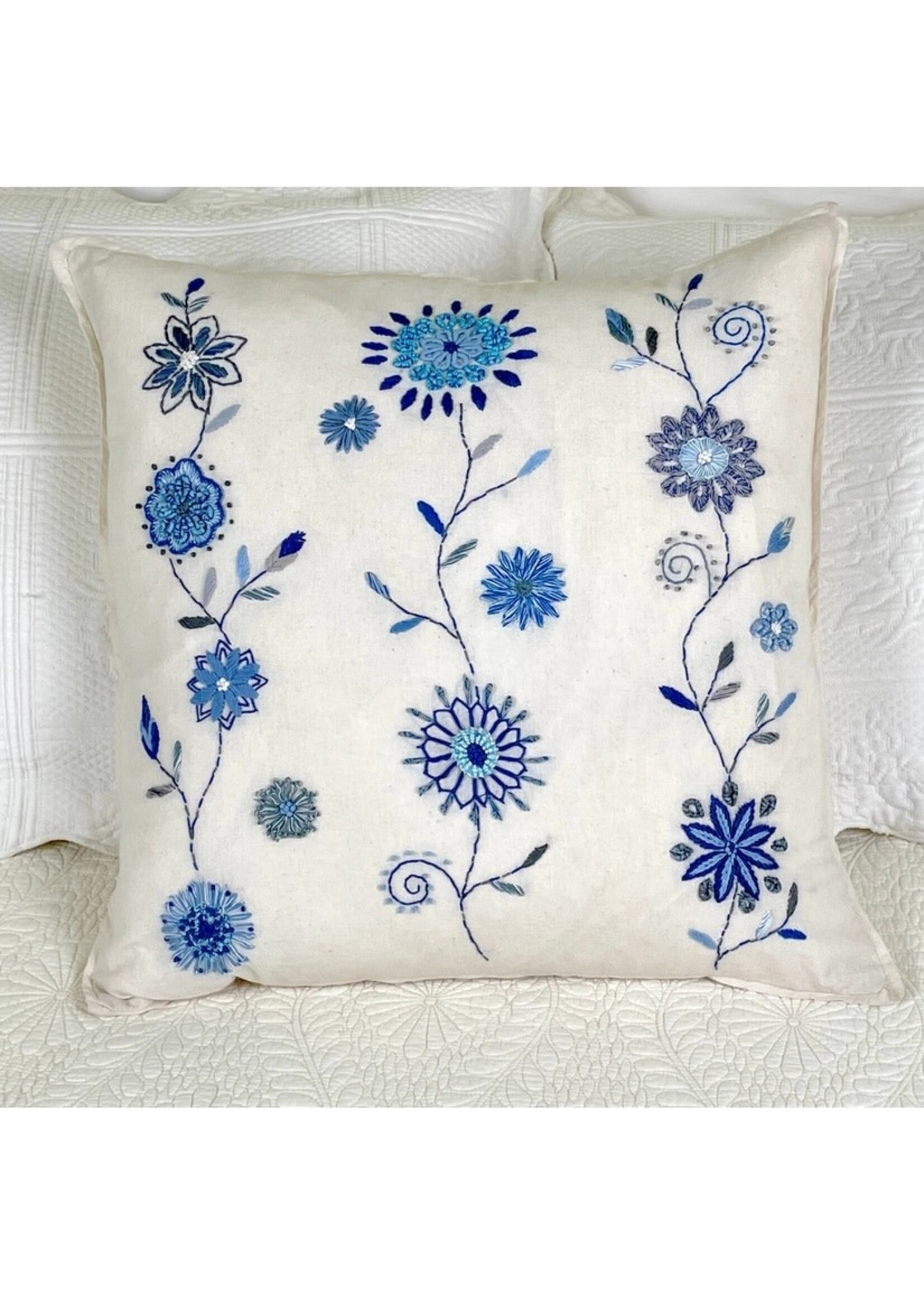 Pillow Cover- Hortencia Floral Square