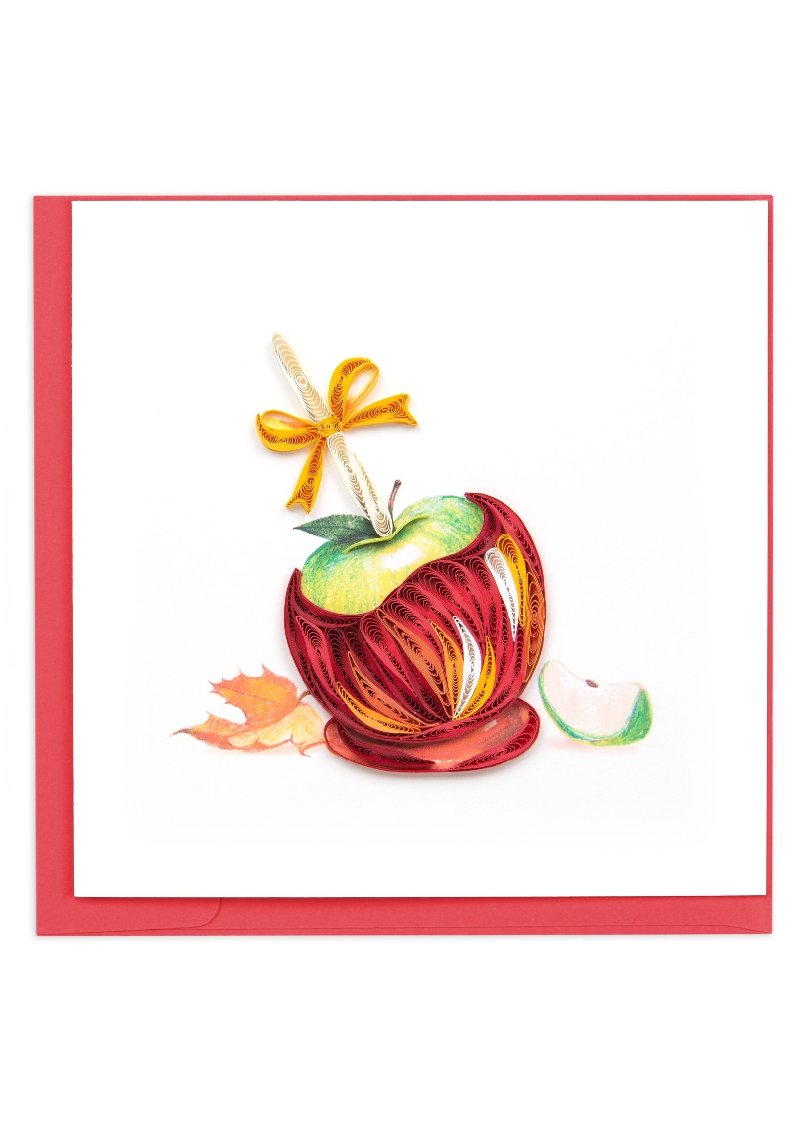 Quilled Card - Candy Apple