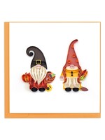 Quilled Card - Thanksgiving Gnomes