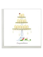 Quilled Card - Wedding Cupcake Tower