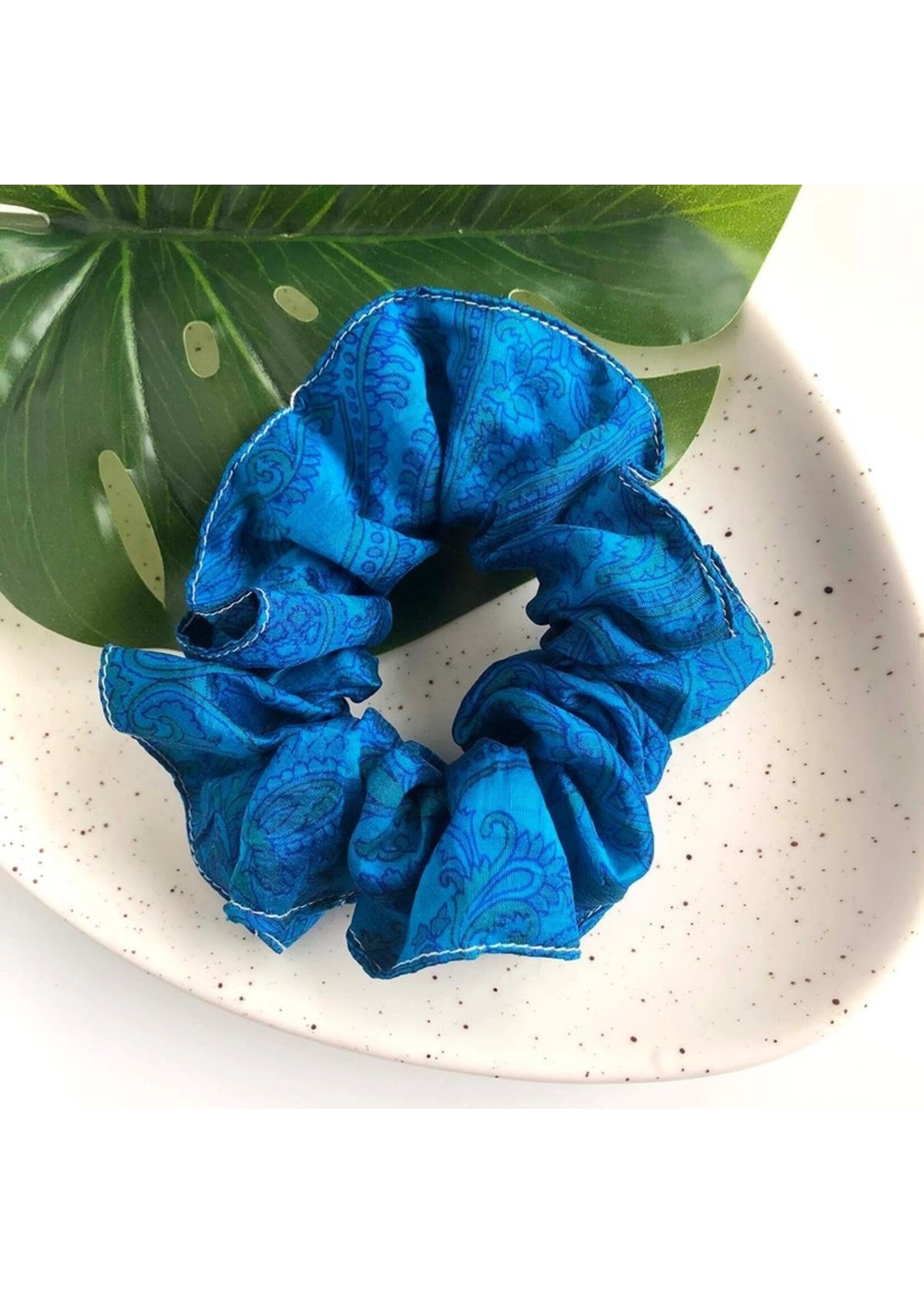 Scrunchie - Sari Silk Large