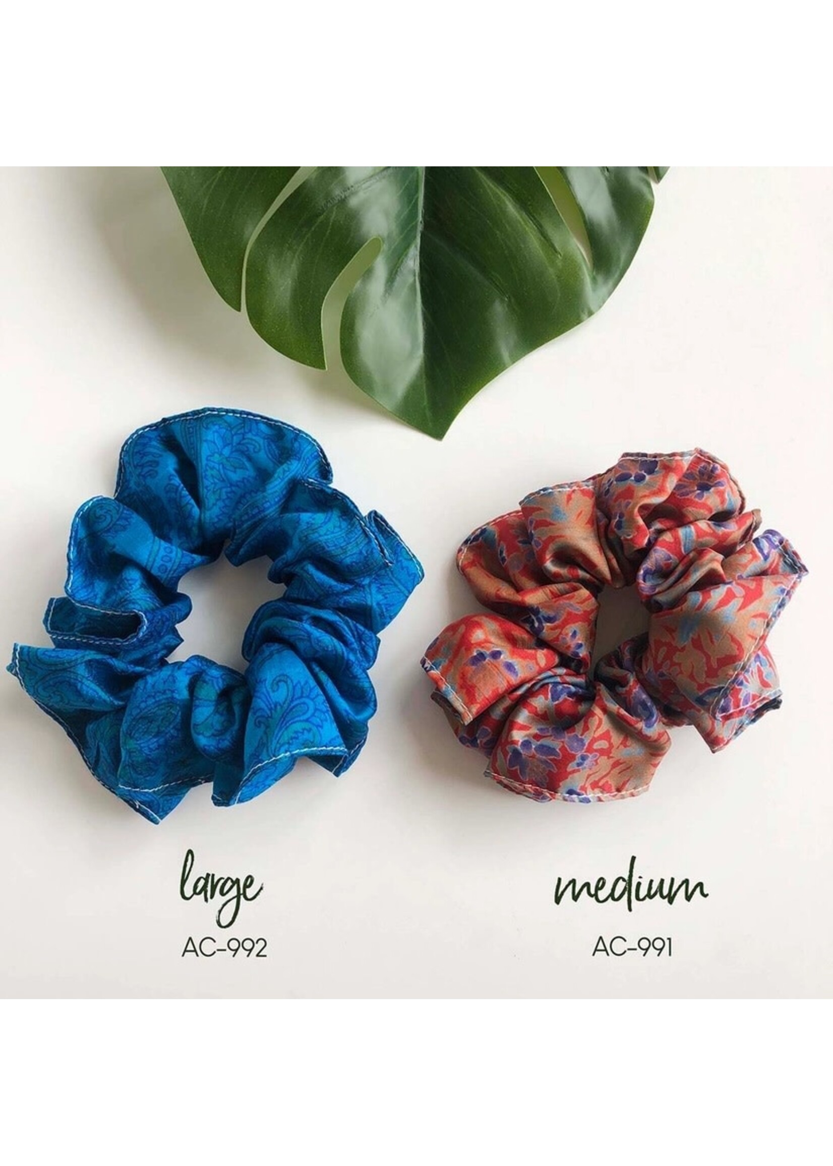 Scrunchie - Sari Silk Medium