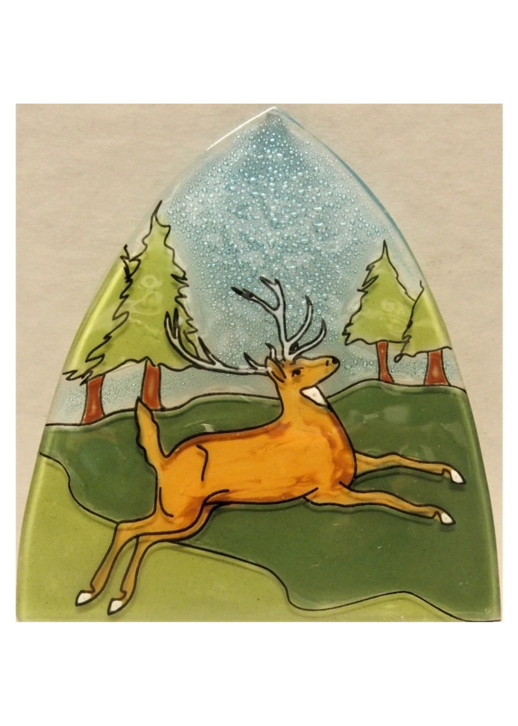 Night Light - Deer Recycled Glass