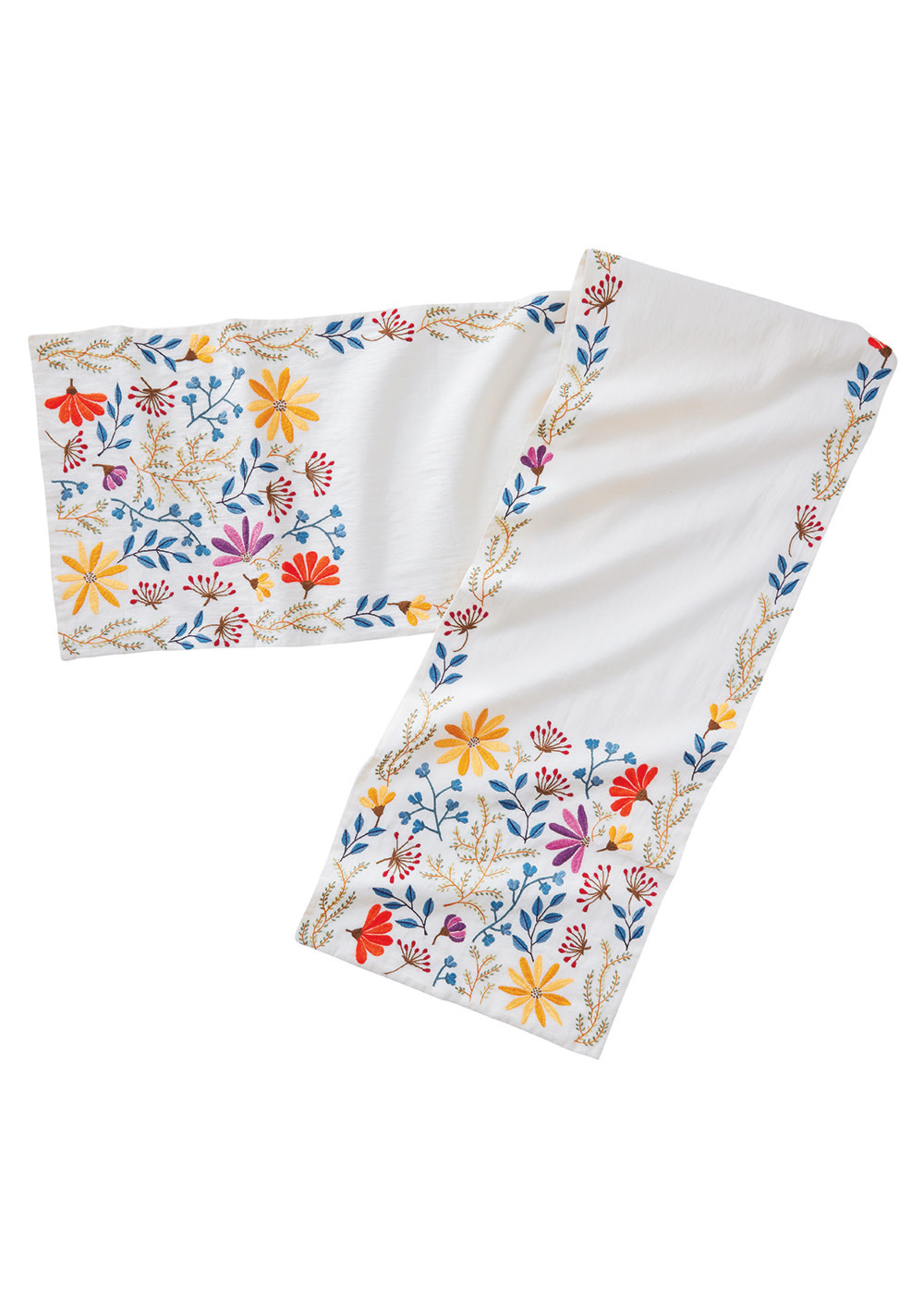 Table Runner - Embroidered Shalimar Meadow