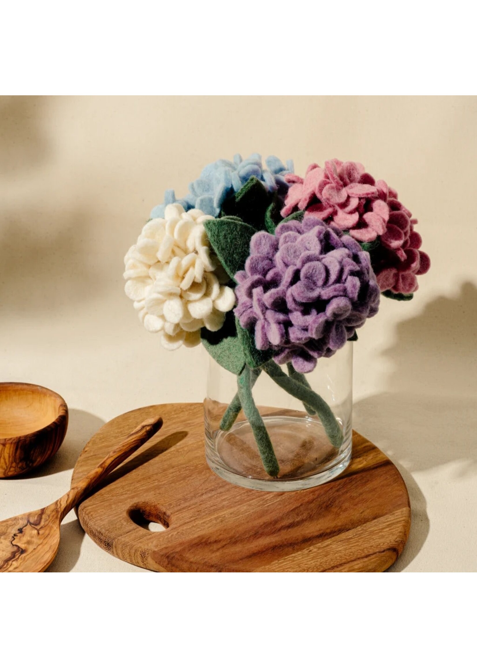 Felt Flower - Hydrangea