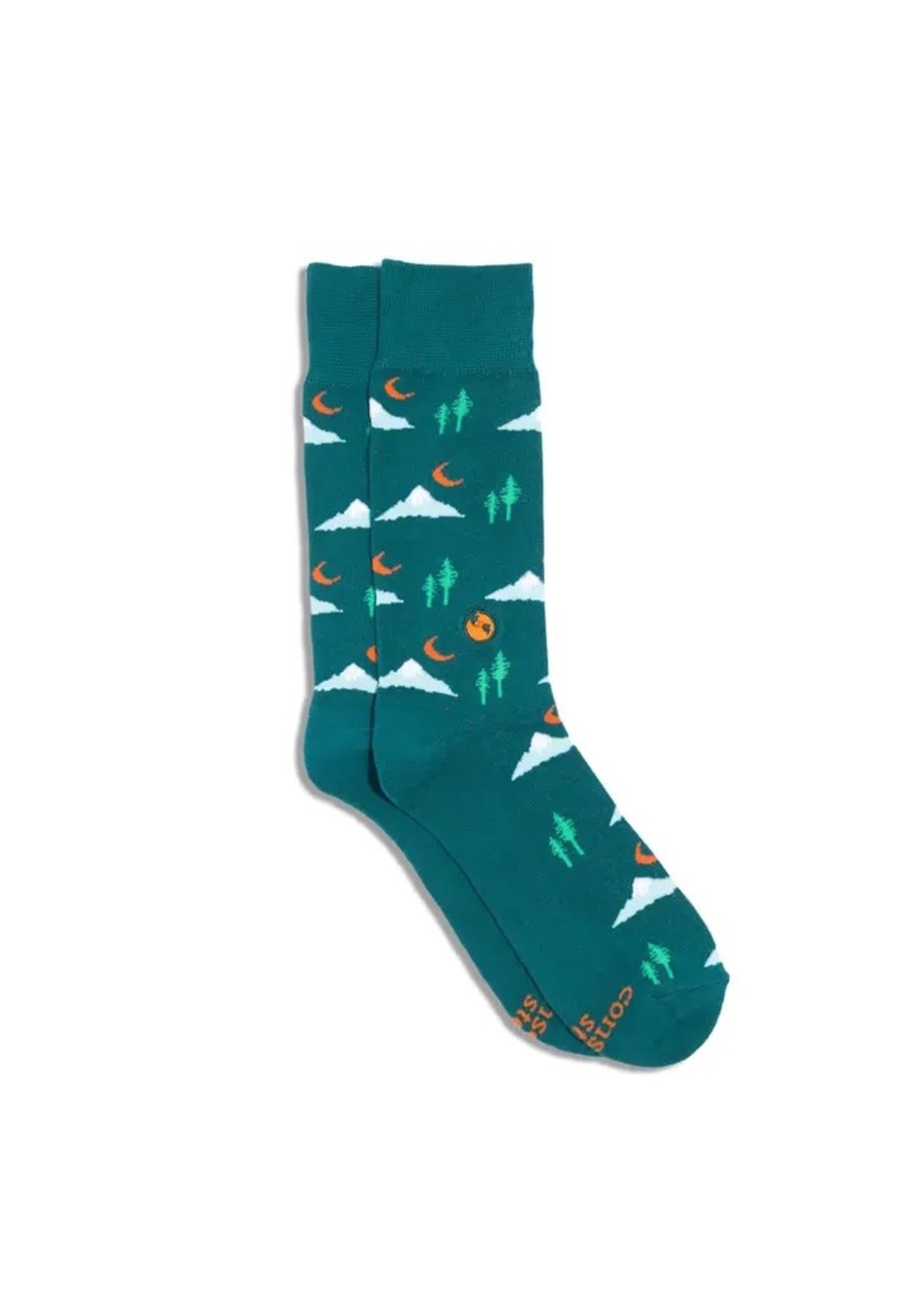 Socks - Protect our Planet Green Mountain