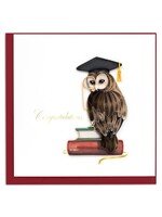 Quilled Card - Graduation Owl