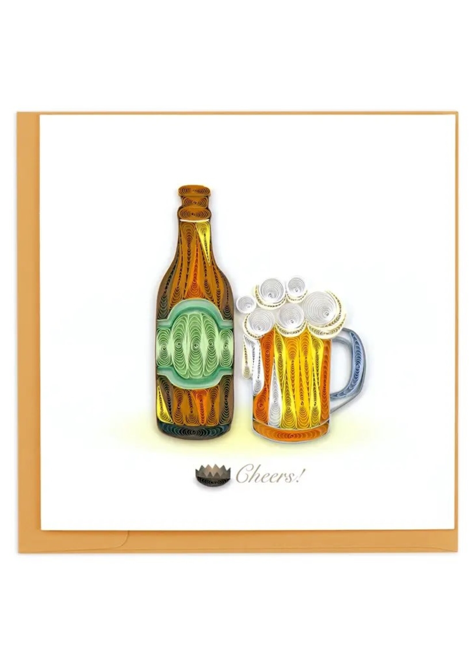 Quilled Card - Birthday Beer