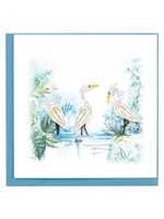 Quilled Card - Three Herons