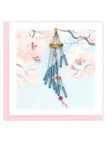 Quilled Card - Spiral Wind Chime