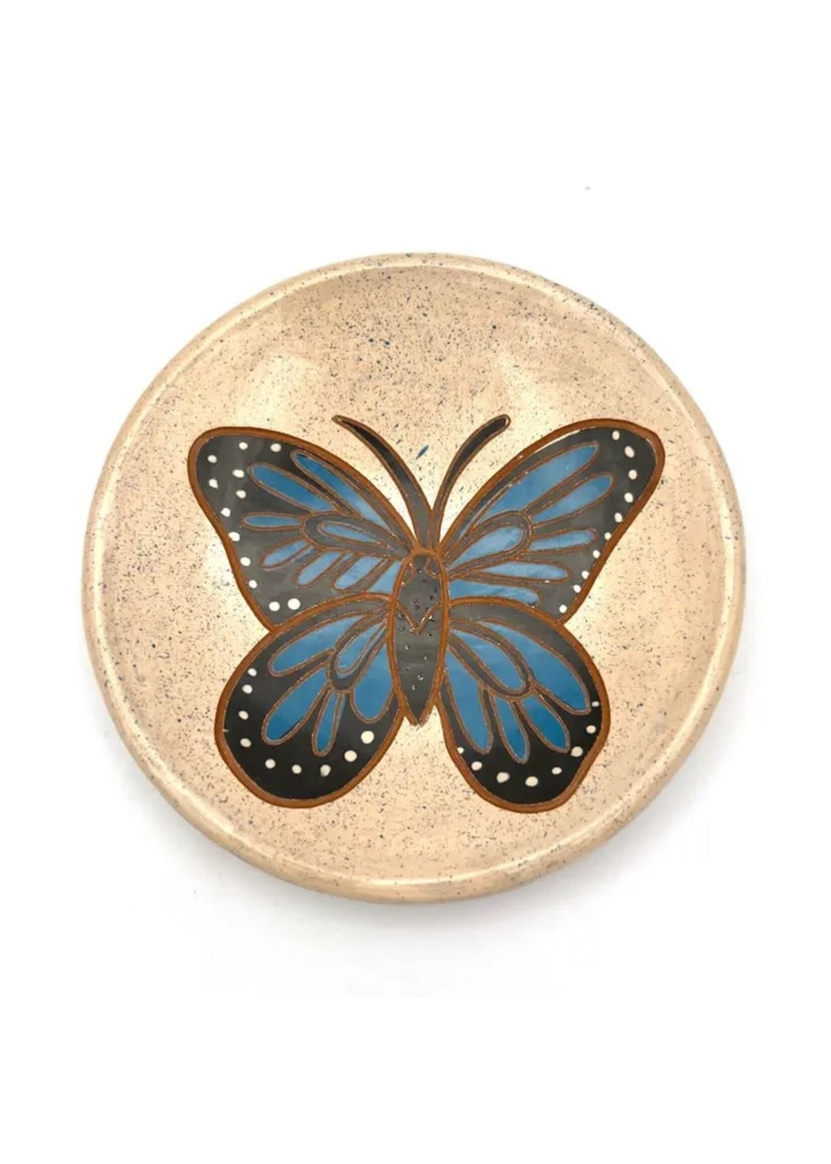 Dish - Ceramic Blue Morpho