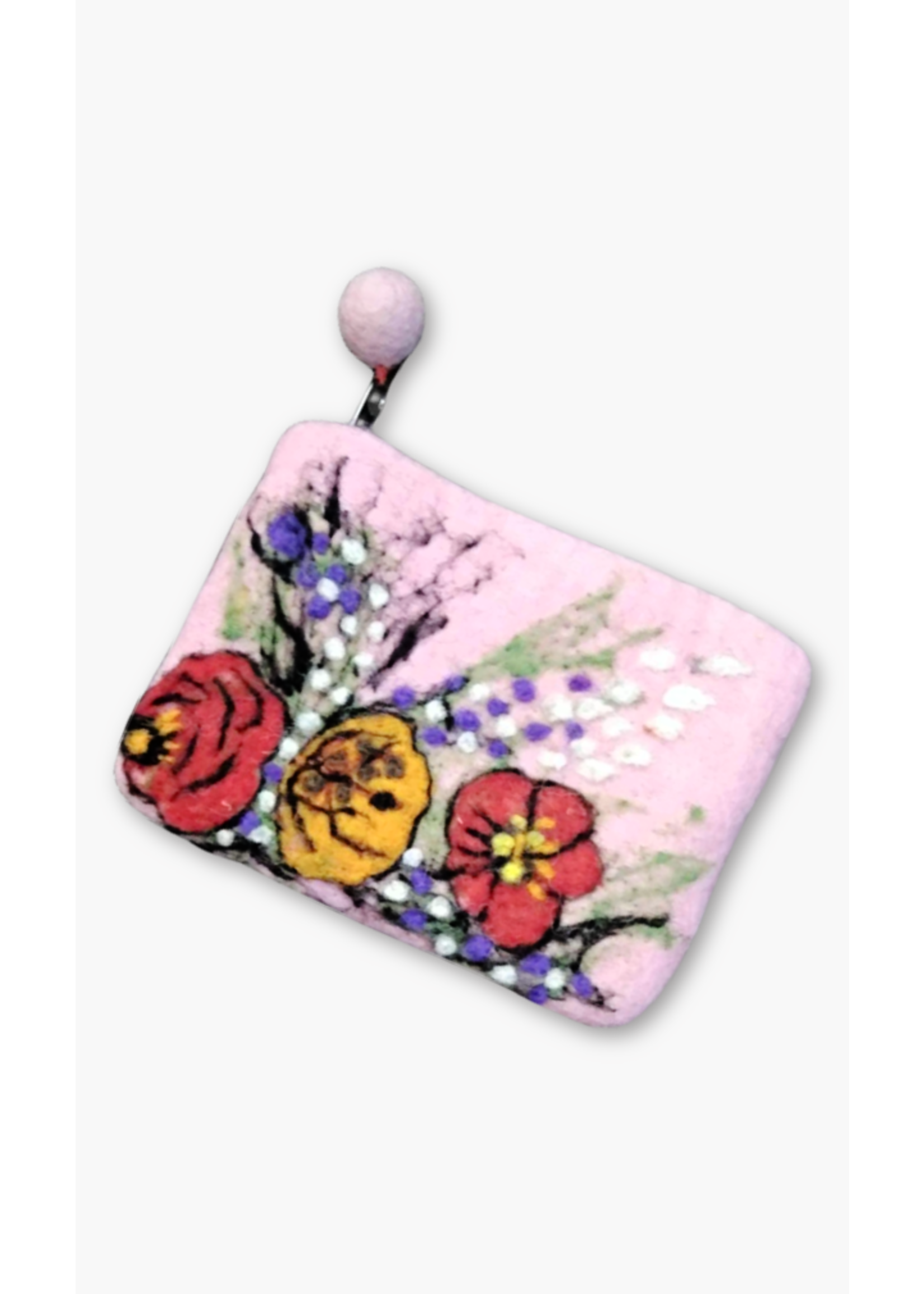 Coin Purse - Embroidered Felt