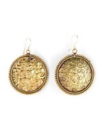 Earrings- Brass Beauty Tibetan