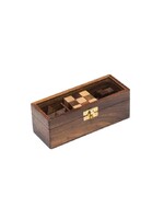 Game Set - 3-in-1 Geometric Puzzle Rosewood