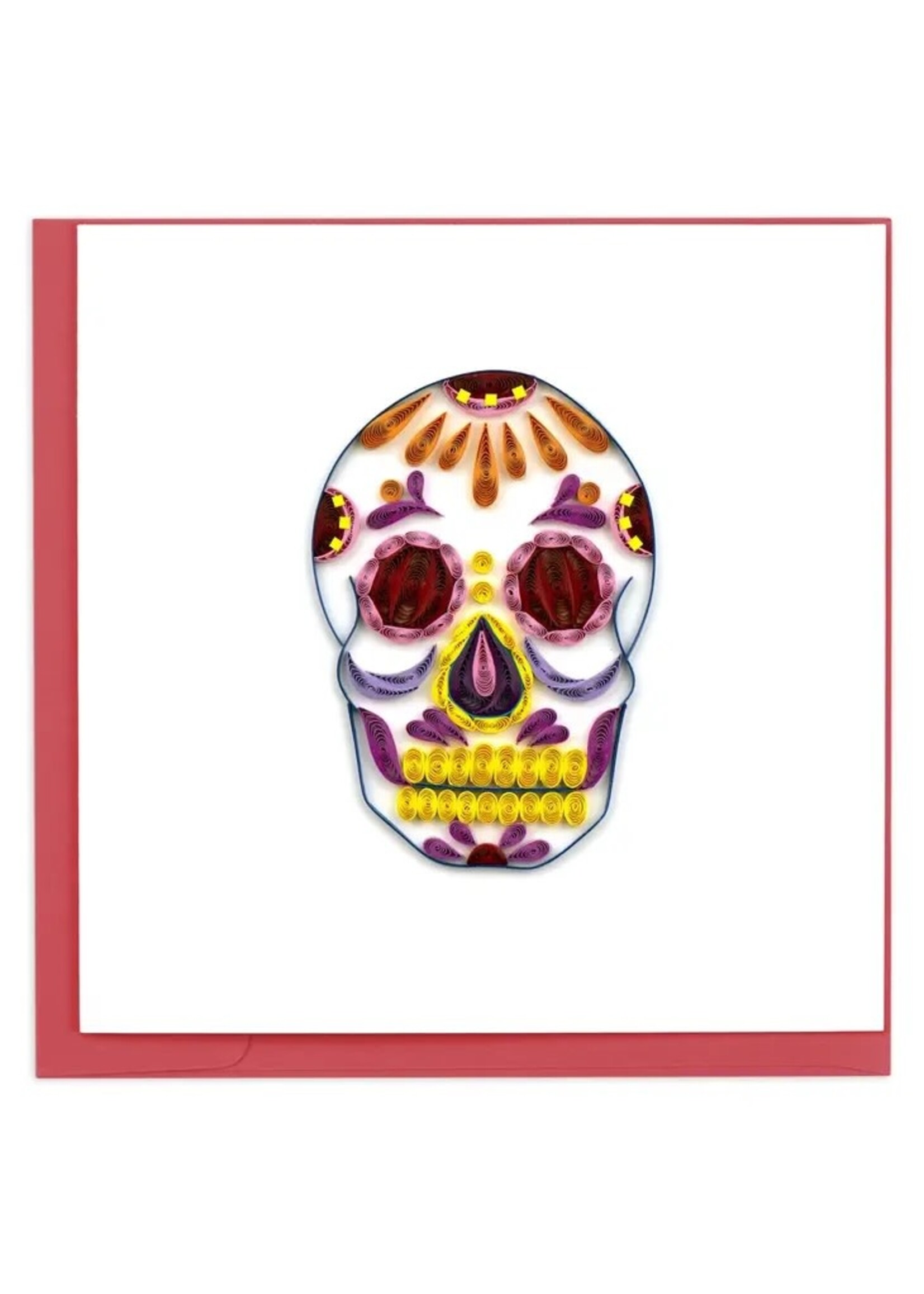 Quilled Card - Sugar Skull