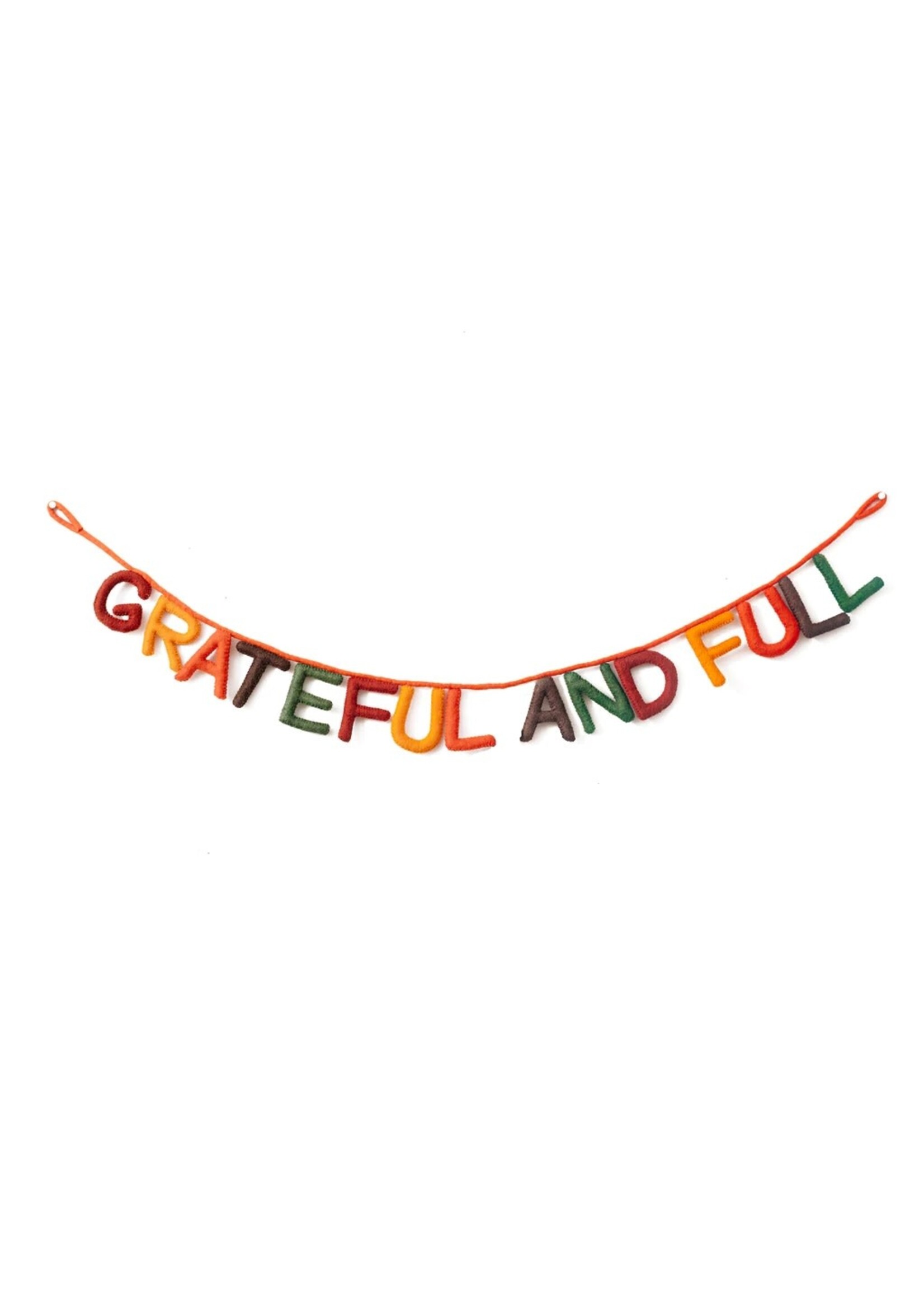 Felt Garland - Grateful and Full