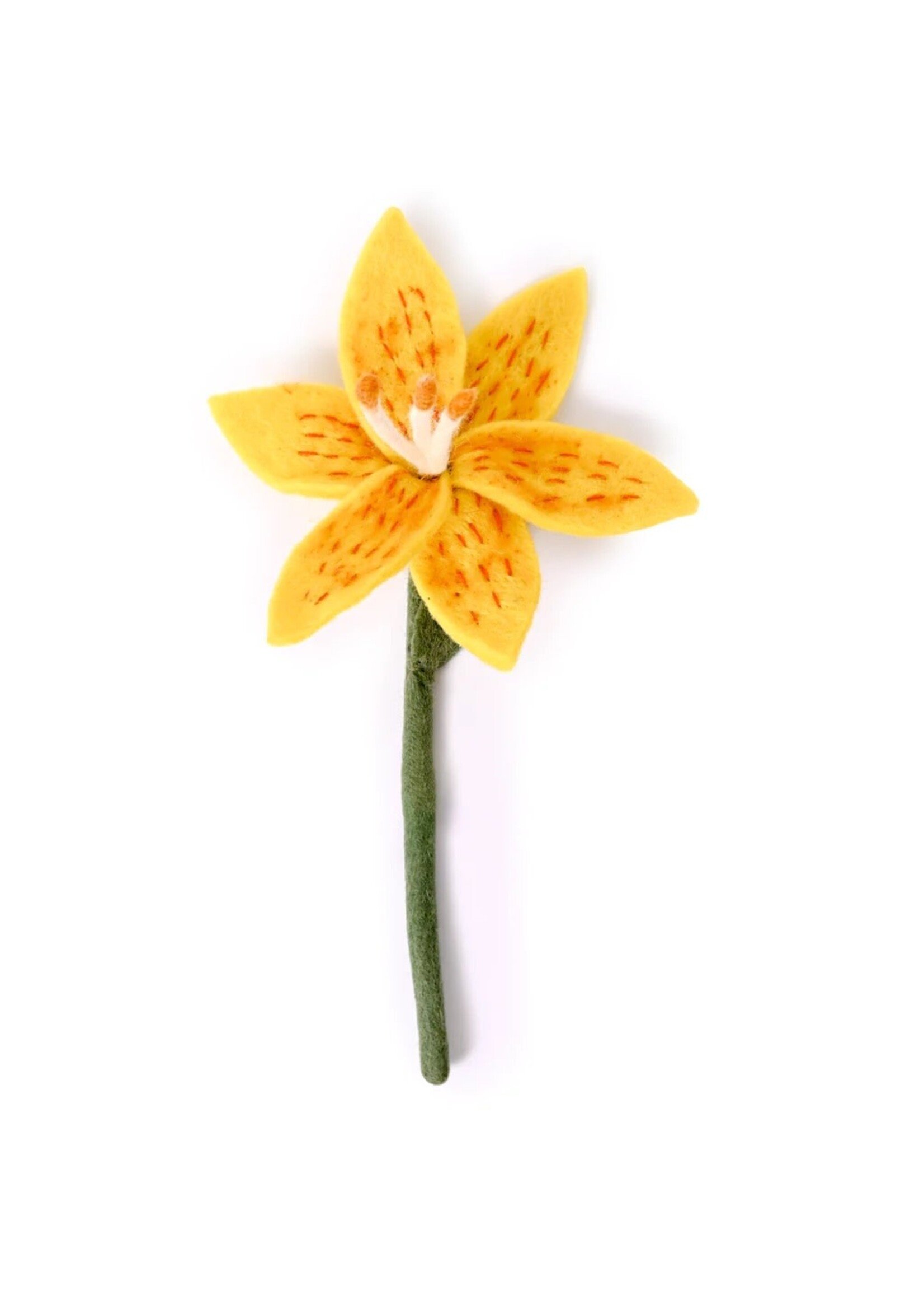 Felt Flower - Stargazer Lily