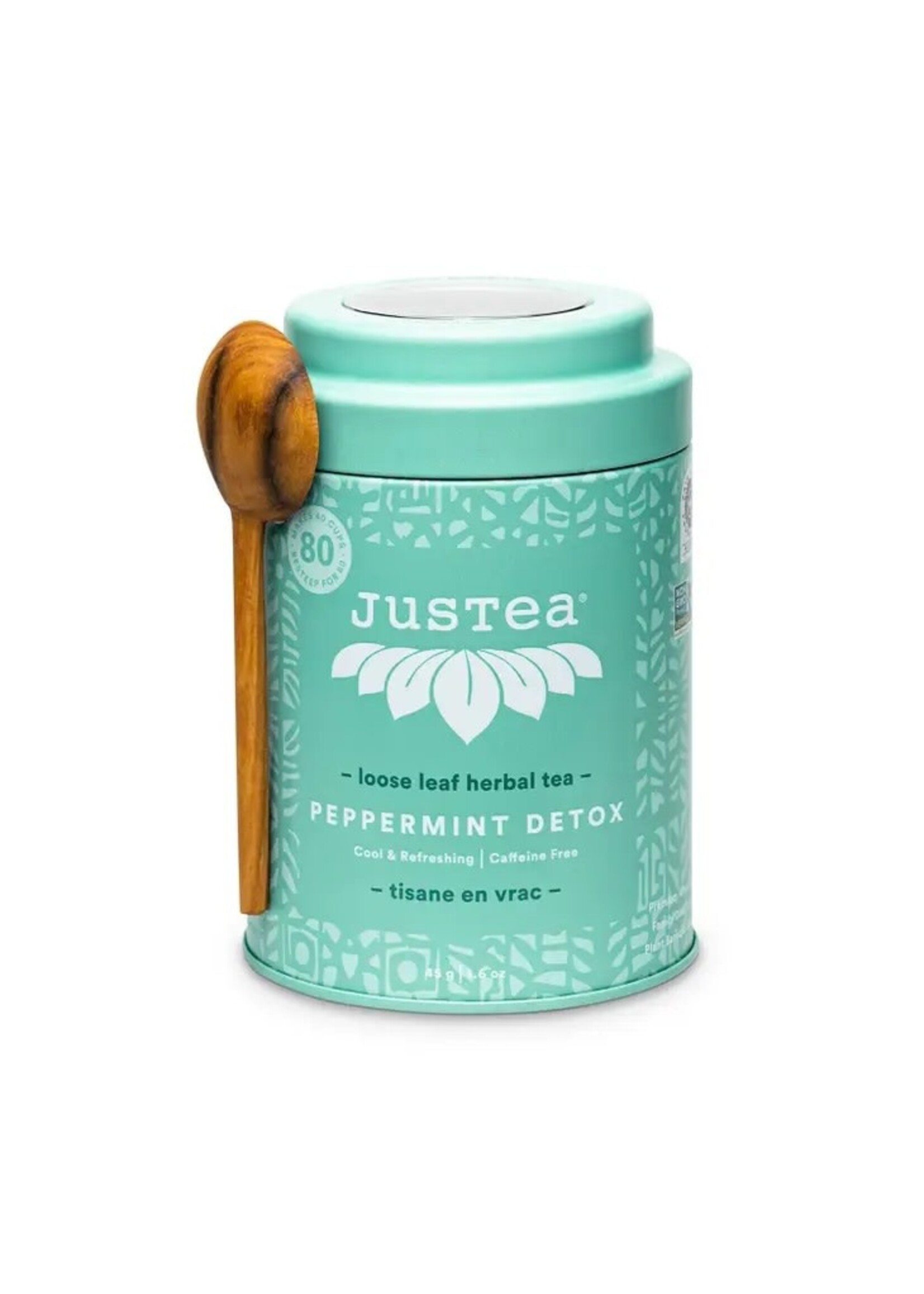 Tea - Loose Leaf Peppermint Detox Tin w/ Spoon