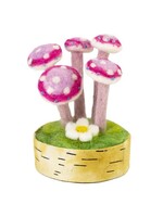 Felt Woodland Mushroom - Pink Lady