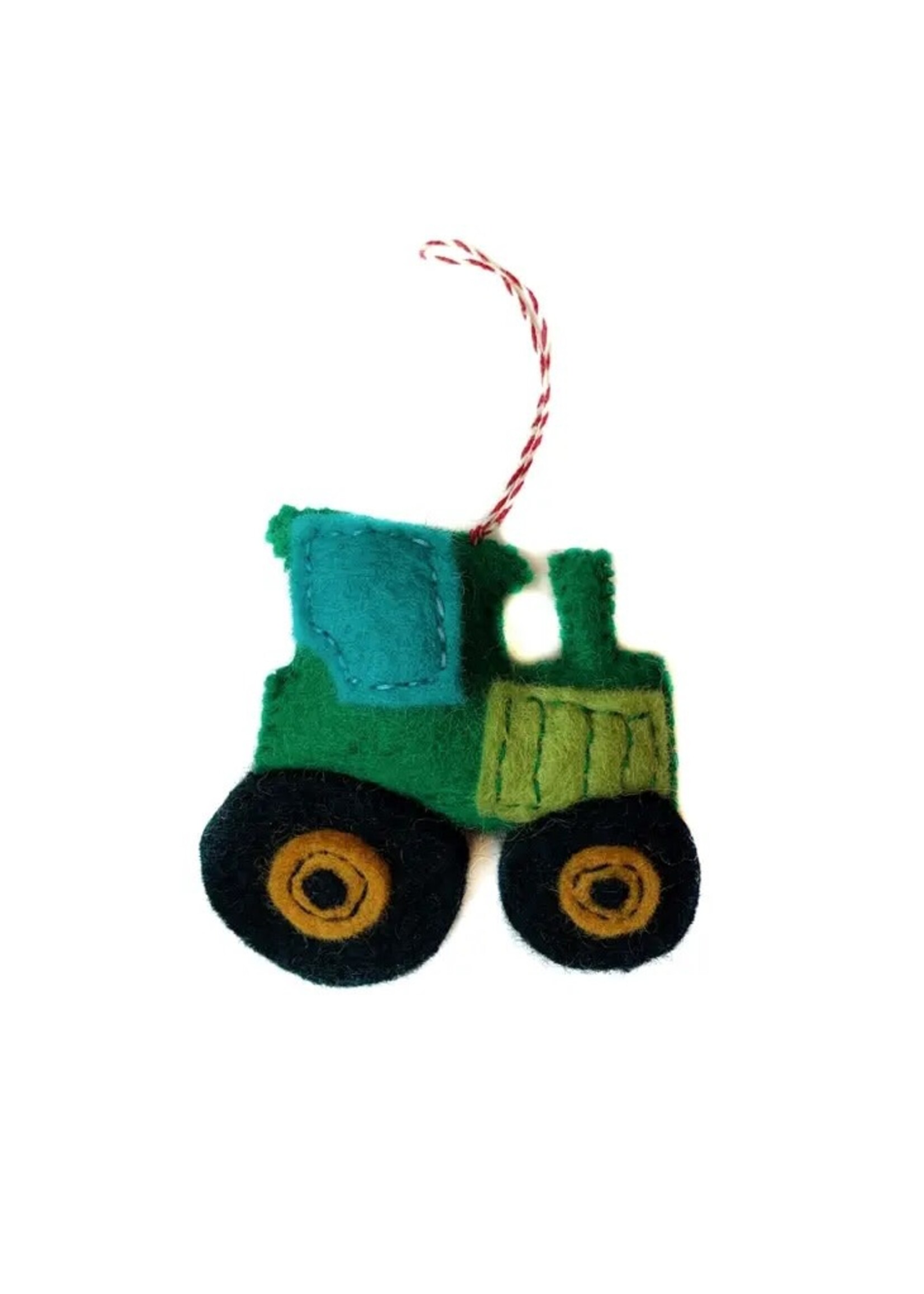 Ornament - Tractor Felt Wool