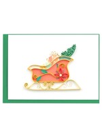 Quilled Gift Enclosure - Mini Card Sleigh