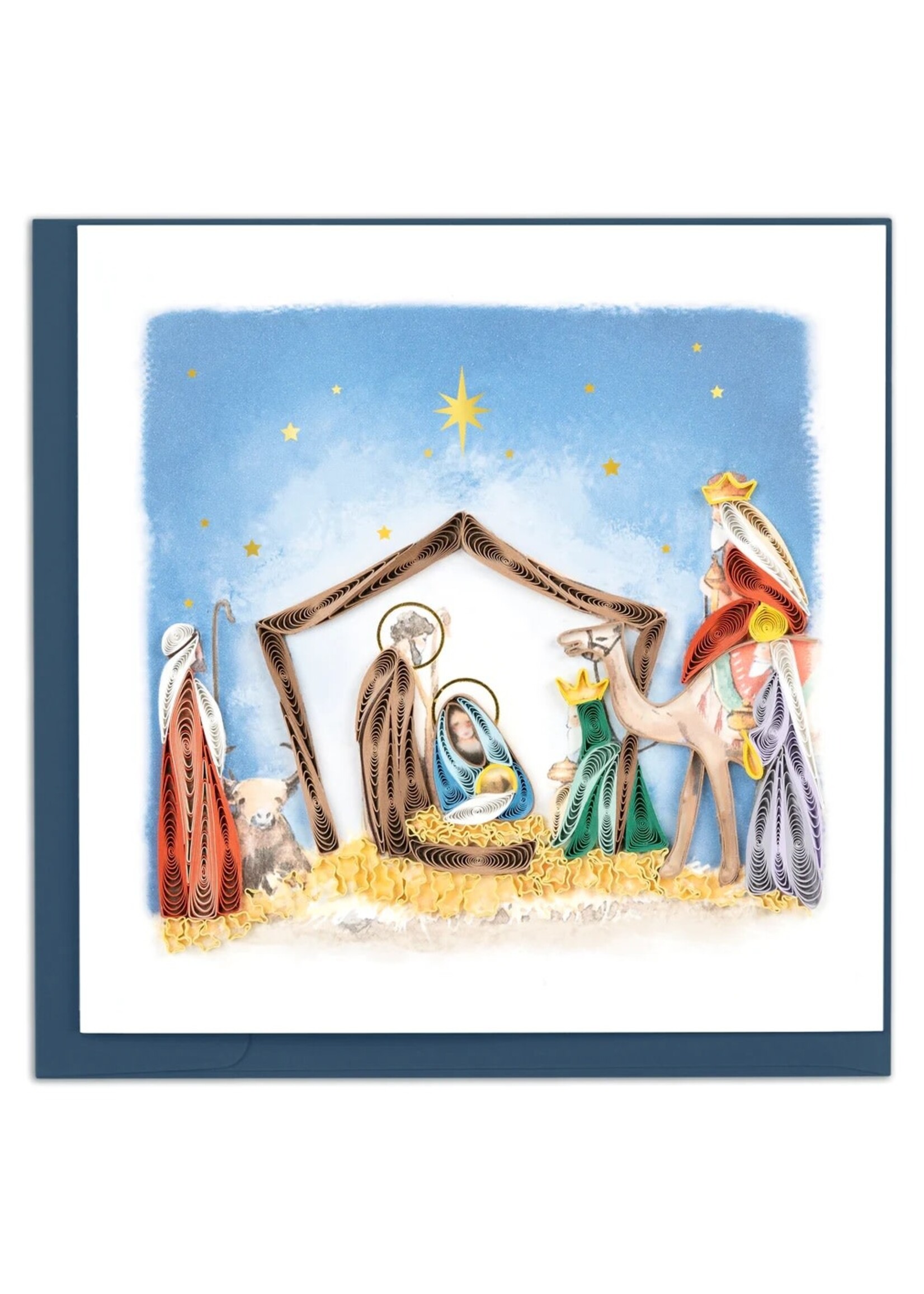 Quilled Card - New Nativity Scene