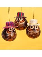 Ornament - Gourd Panama Owl