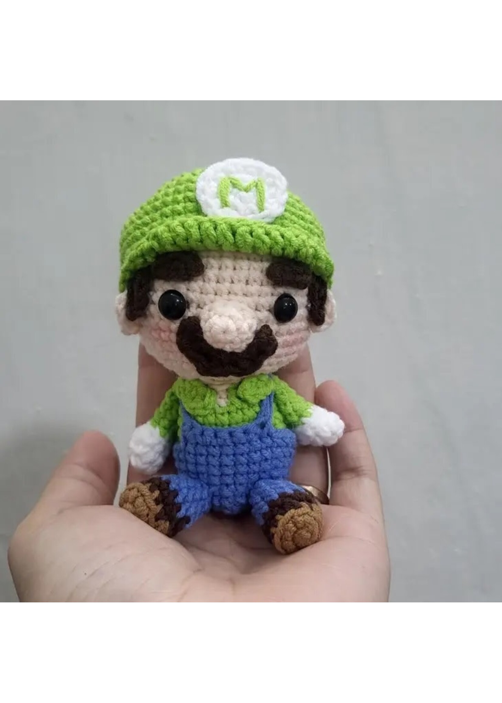 Ornament- Crochet Luigi
