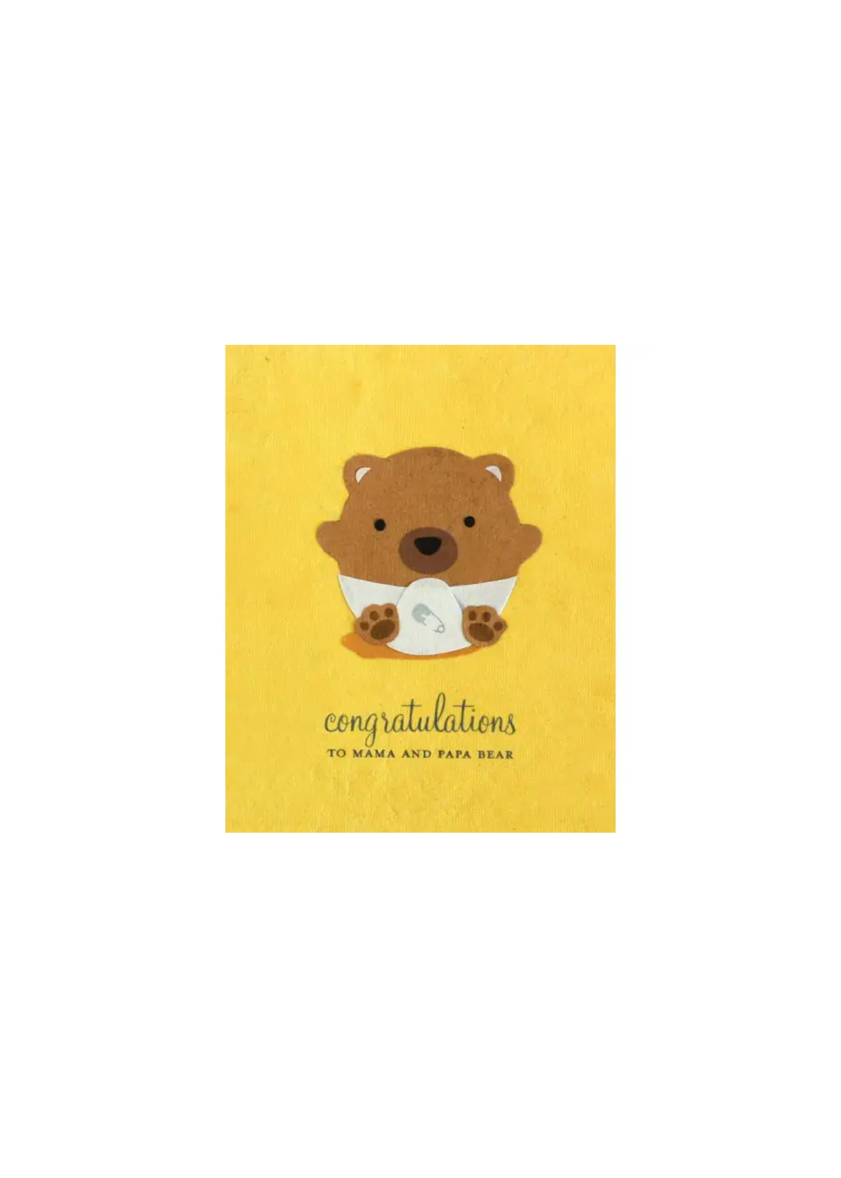 Card - Baby Bear Congrats