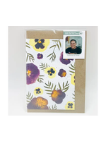 Card - Growing Paper Pansy Love