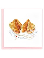 Quilled Card - Love Fortune Cookies